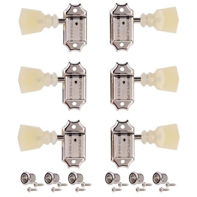 Kluson 3+3 Deluxe Series Tuners, Nickel