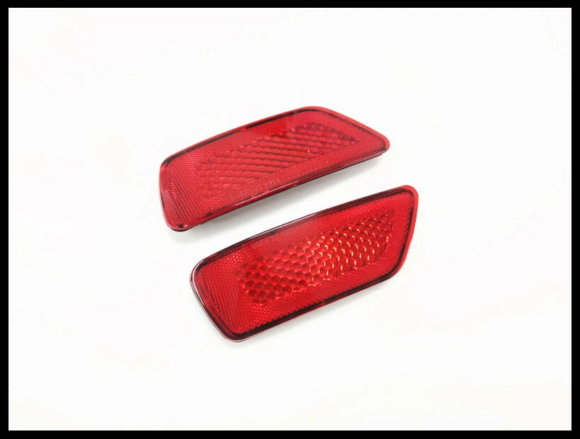 Reflector de luz de señalización lateral de parachoques trasero rojo para Jeep Compass 2011-2016 Foto 2 de 3