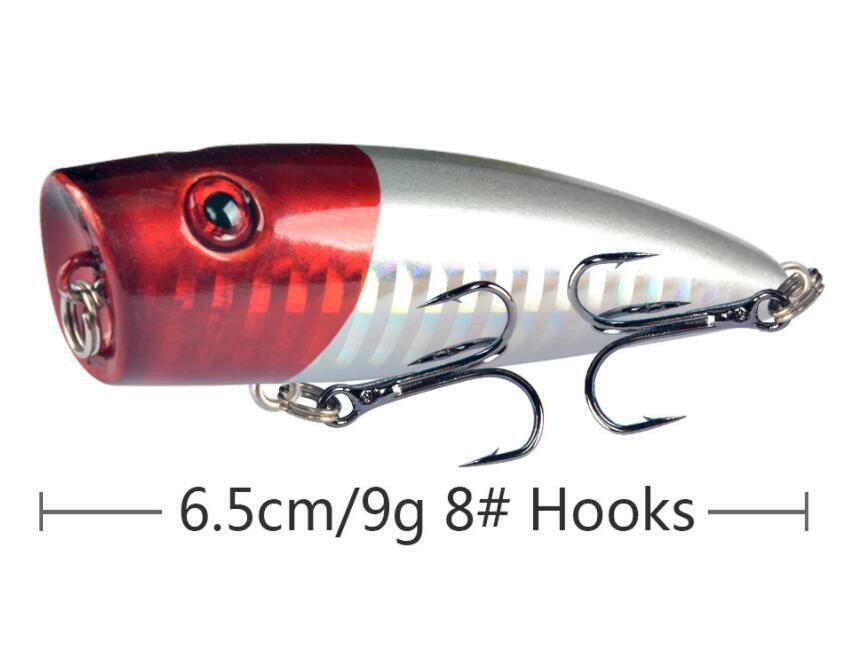 5PCS Fishing Lures Popper Topwater Bass Pike Carp Baits Swimbait Fishing Pesca - Image 6