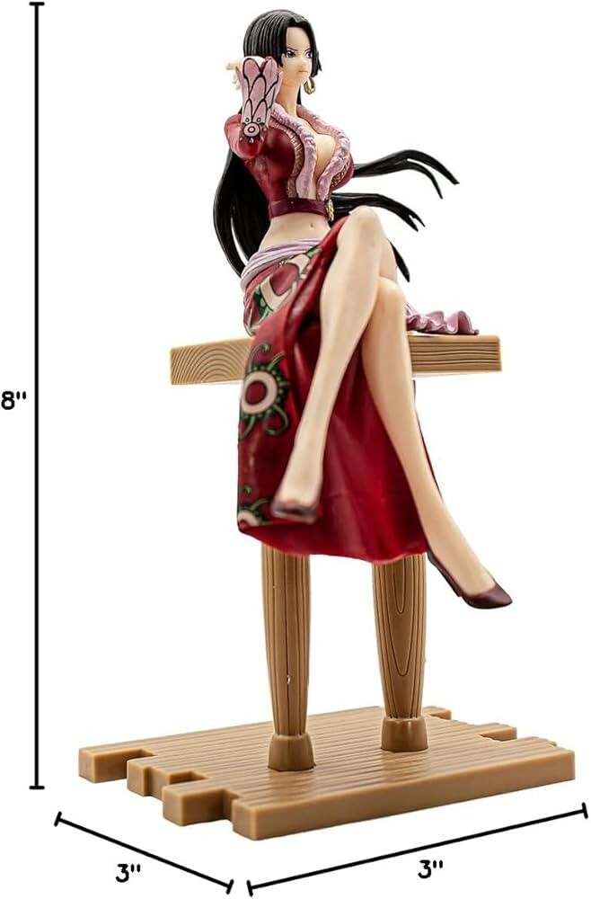 One Piece Anime Figures Sexy Boa Hancock Sitting Position 21cm | eBay