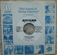 O.C Smith - Love Changes -  USA White Label Motown DEMO / PROMO 45 1623MF