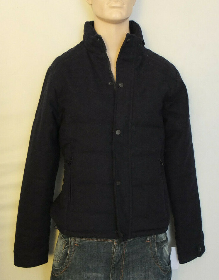More Down Eight Winter Wool Hooded Jacket Size 50 L New