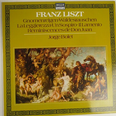 Jorge Bolet Franz Liszt Gnomenreigen 1979 DECCA 6.42546 LP-9932