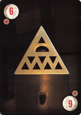 Pink Floyd Dark Side of the Moon Single Swap Playing Card 6 of Diamonds