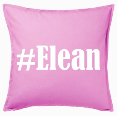 #Elean Kissenbezug Pink Ich Liebe Elean 111349