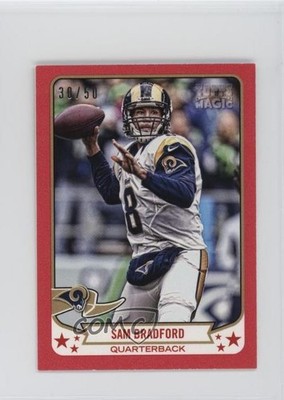 2013 Topps Magic Mini Red 30/50 Sam Bradford #268 oh8