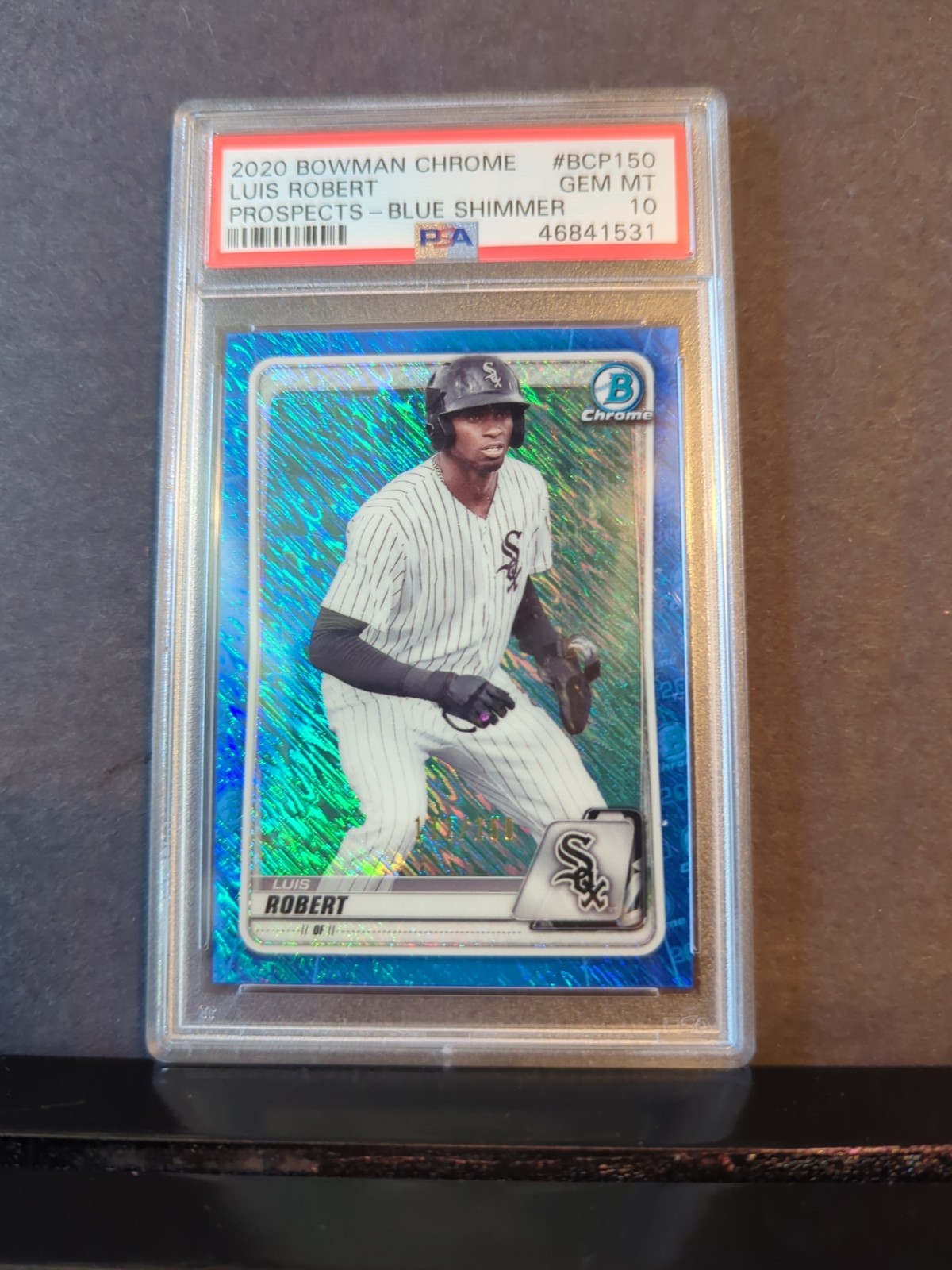 2020 Bowman - Chrome Prospects Luis Robert  Blue Shimmer Refractor /150 (RC)