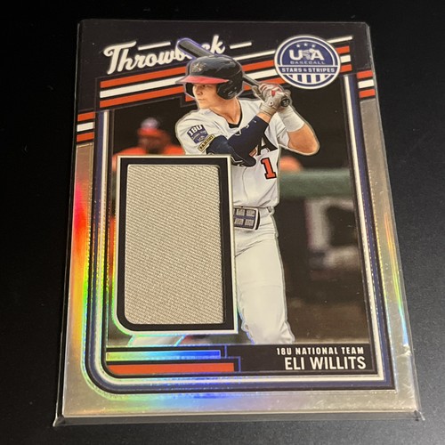 2026 Panini USA Stars & Stripes Eli Willits SILVER PRIZM GAME-USED RELIC (B1)