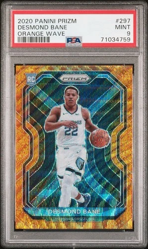 2020-21 Panini Prizm - Desmond Bane #297 Orange Wave Prizm /60 (RC)