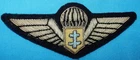 WW2 FREE FRENCH PARACHUTE WING MILITARY BADGE CLOTH PATCH GENUINE WORLD WAR II