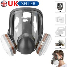6800 Reusable Respirator Mask Anti-Dust Gas Mask for Spray Painting Sanding Dust
