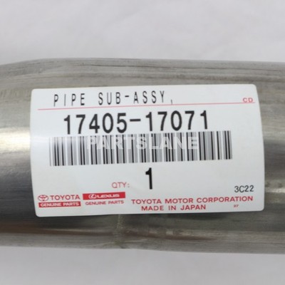1740517071 Genuine Toyota Pipe ASSY Exhaust Tail 17405-17071 for