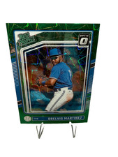 Orelvis Martinez 2024 Panini Donruss Rated Prospect Green Lazer Prizm /149 #180