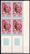 FRANCE 1968 JO GRENOBLE  SKI SLALOM  YT n° 1547  Neuf ★★ luxe / MNH (A)