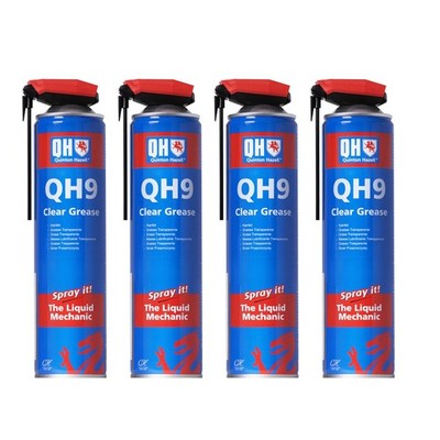 Mehrzweck Klar Sprühfett Hochleistungsschmierstoff Groß 600ml x4