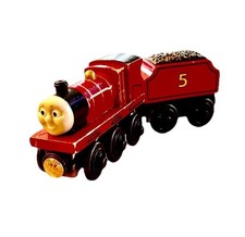 Thomas  Friends, Wooden Railway James And Tender Gullane 2003 Thomas The Train