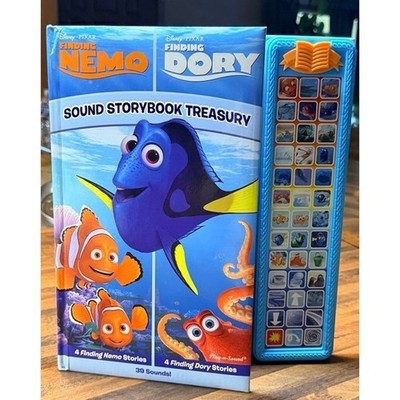 Rare Play-a-sound interactive Finding Nemo and Dory book.  2016 Disney.  Works