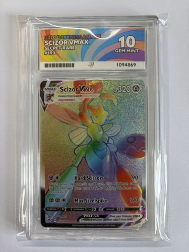 Scizor VMAX graded ACE 10 for sale on eBay