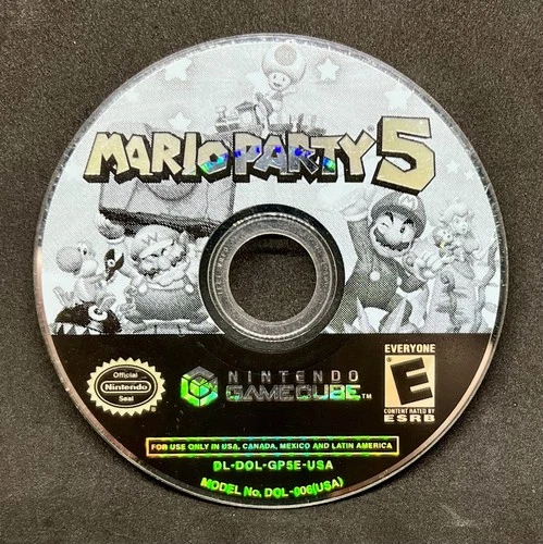 🔥Mario Party 5 (GameCube, 2003) Cleaned & Tested Disc Only 🔥
