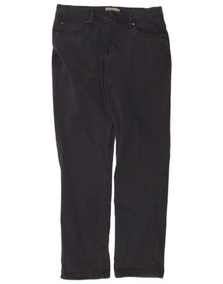 DACK'S Herren Straight Freizeit Hose IT 46 Small W34 L30 Navy Blau DO19