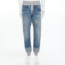 JUNYA WATANABE LEVI'S 2022 deconstructed denim patch joggers M