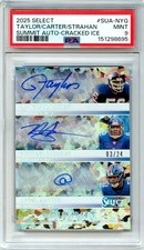TAYLOR STRAHAN CARTER 2025 SELECT CRACKED ICE SUMMIT TRIPLE AUTO SP 3/24 PSA 9
