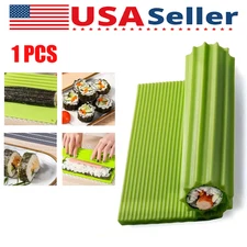 1Pcs Silicone Japanese Sushi Rolling Mat Non Stick Sushi Making Tool 8.66"x7.87"