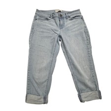 J. Jill Authentic Fit Cropped Denim Women's Jeans Tagged Size 2P Blue