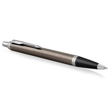 PARKER IM Ballpoint Pen, Dark Espresso with Medium Point Blue Ink Refill (193167