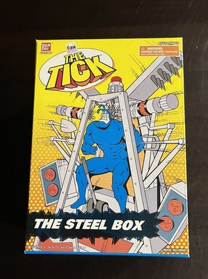 Bandai 1995 Fox Kids Network The Tick The Steel Box NIB FACTORY SEALED BRAND NEW