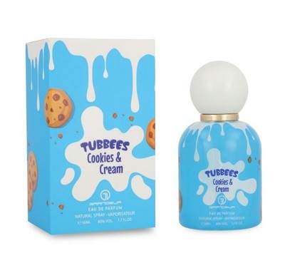 Cookies N Cream Tubbee's Eau de Parfum Spray 1.7 fl oz for Youth and Women
