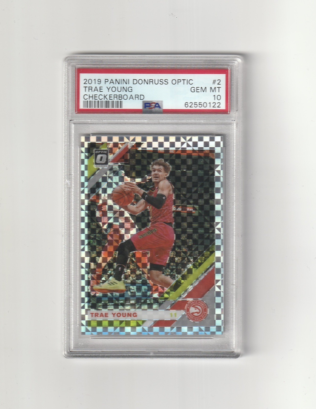 TRAE YOUNG 2019 Panini NBA Donruss Optic #2 Checkerboard PSA 10 GEM MINT