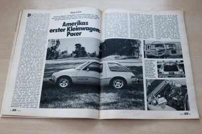 Auto Motor Sport AMS 01/1975 AMC Pacer mit in einer seltenes Vorstellung auf 2 S
