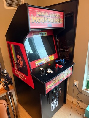 Michael Jackson Moonwalker Arcade Game - NEW PARTS and LCD MONITOR