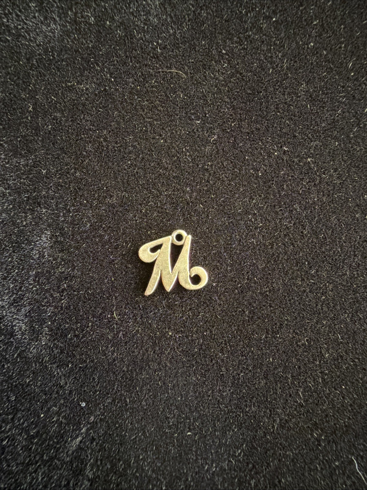 James Avery Small Script Initial Charm – Letter M… - image 1