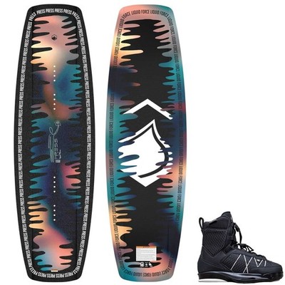 Liquid Force Press Wakeboard Package w/ Tao 6X Bindings [Black] 2026
