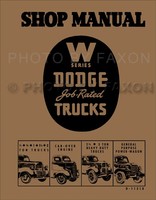Dodge Lkw Reparaturhandbuch 1941 1942 1946 1947 Pickup Panel Power Wagon