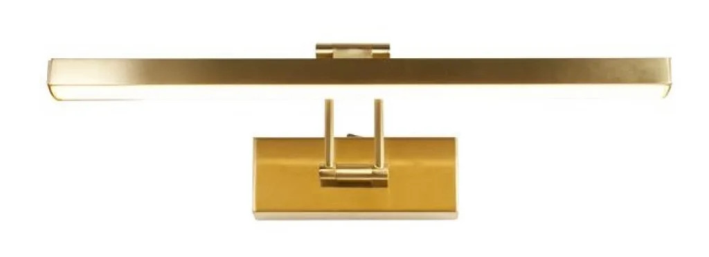 Wall Light Brass Rhodes LED Picture Satin 405mm Searchlight 79825-40SB