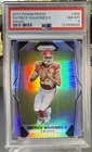 2017 Panini Prizm #269 Patrick Mahomes II SILVER PRIZM RC ROOKIE PSA 8