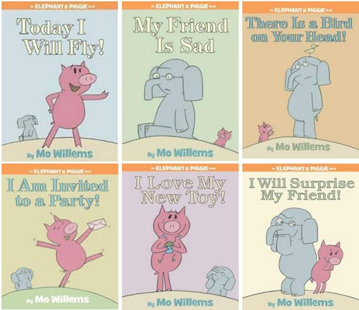 Mo Willems Elephant and Piggie Series Matched Hardcover Collection
