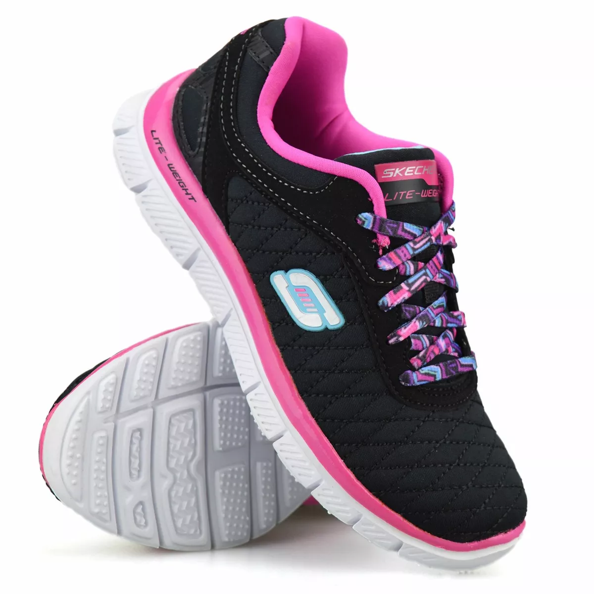 Girls Skechers Memory Running Walking Casual Sports Gym Trainers Shoes Size | eBay