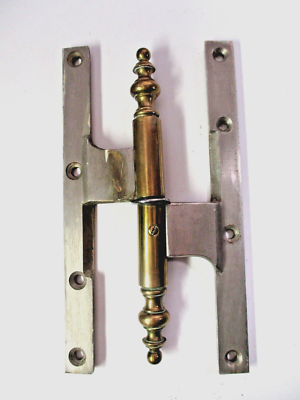#ad #ad 1850 Ornate Steel Brass Paumelle 7 7 8quot; Right Antique Door Steeple H Shape Hinge $134.90