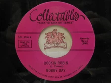 Bobby Day / Thurston Harris – Rockin Robin / Little Bitty Pretty, 45 RPM NM (6Q)