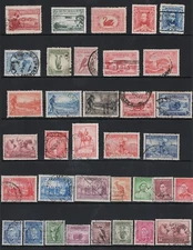1927-38, collection of 35 Pre-Decimal  stamps to 1/6d, some nice sets, Good used