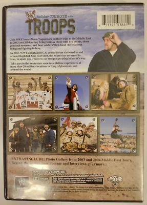 WWE Holiday Tribute To The Troops DVD (Complete, Wrestling, Sports