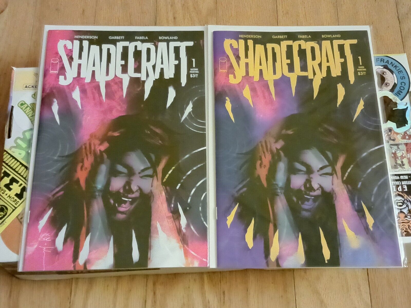 Shadecraft # 1 set (2nd & 3rd) Print Lee Garbett & Jock Variant Cover 2021 image