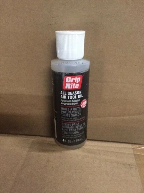 Grip Rite - All Season Air Tool Oil 4 Oz - BUY MORE THAN 1 AND SAVE 15% !!!