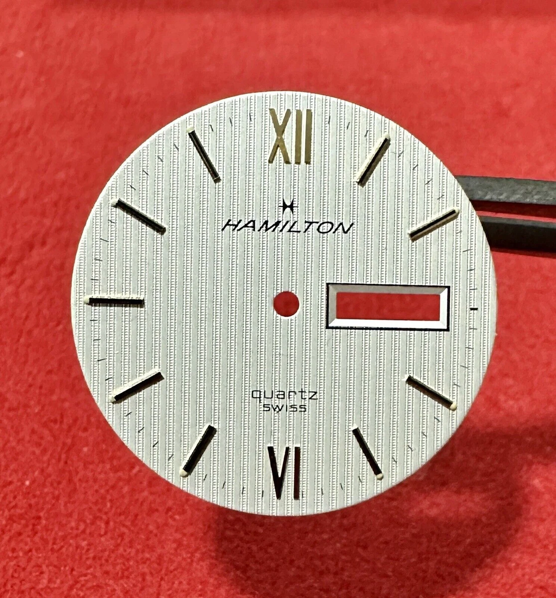 Orologio Hamilton al quarzo quadrante 28 5 mm Eta 555.422 NOS eBay