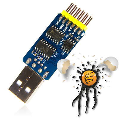 CP2102 USB TTL UART RS232 RS485 Modbus all in One seriell Konverter RX TX A B
