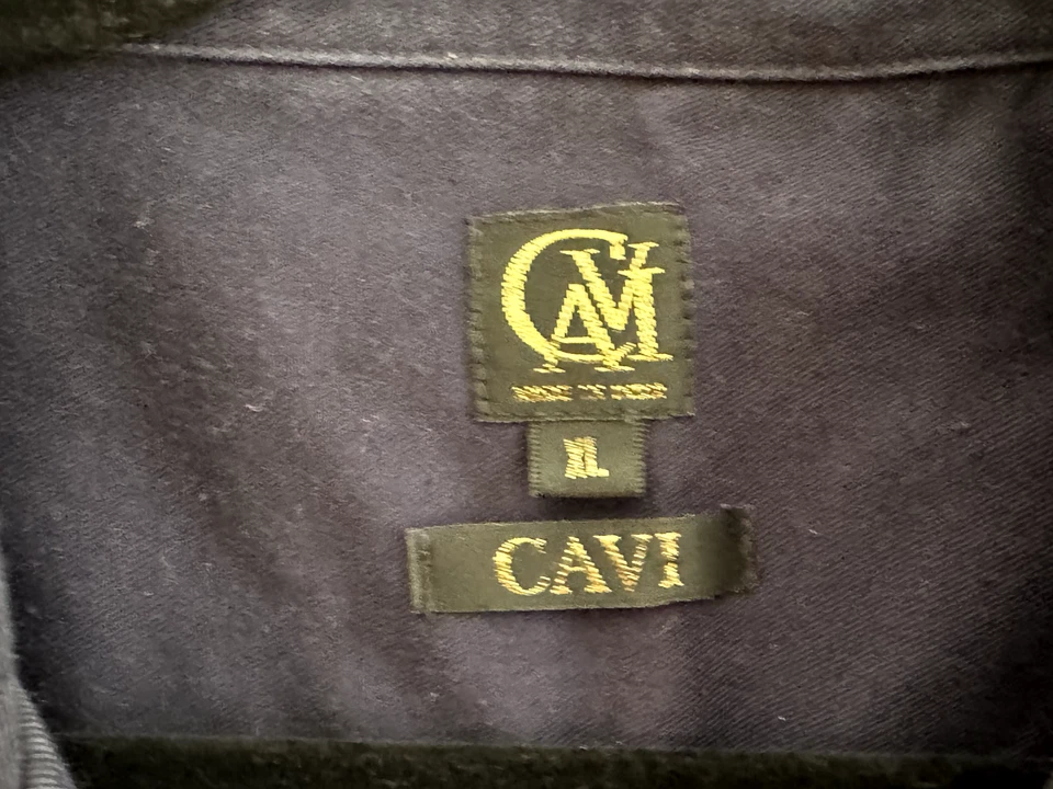 CAVI Military Style Shirt Short Sleeve Navy Blue Size XL - Image 4 of 4